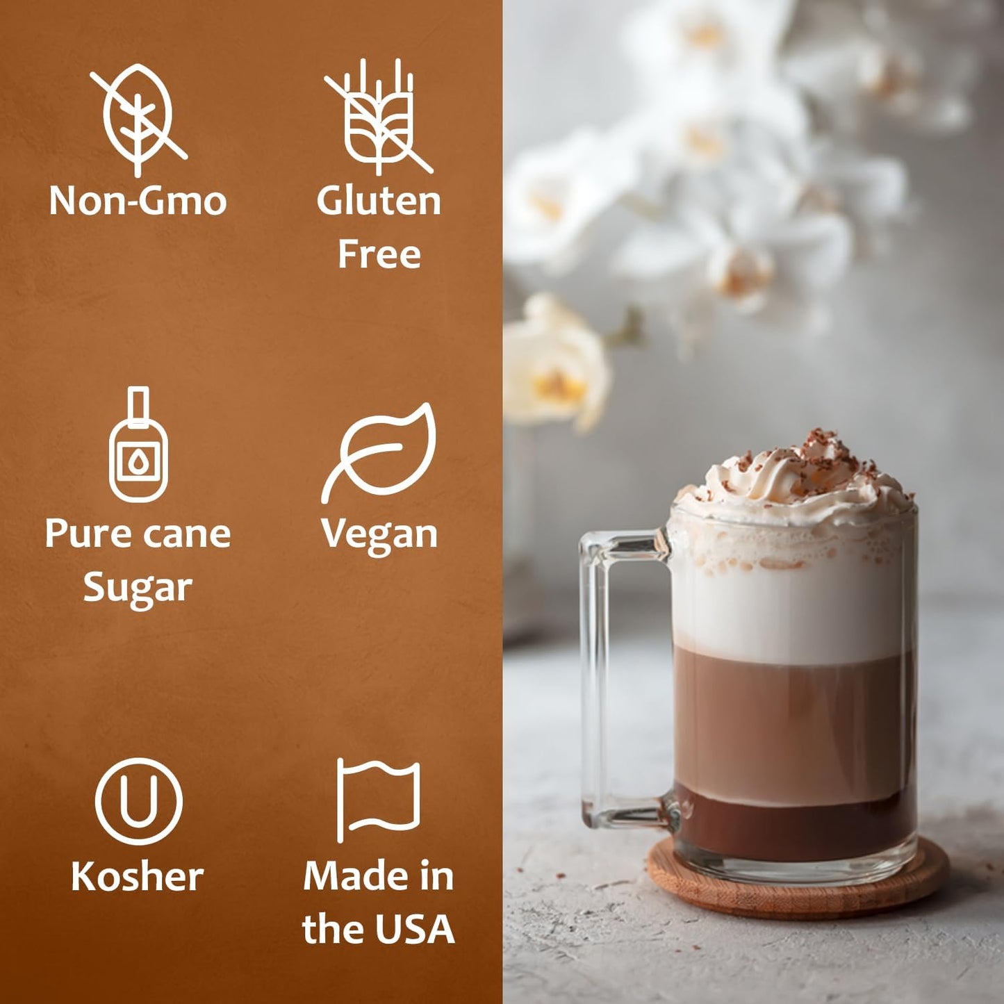 Syruvia Vanilla Coffee Syrup — 25.4 fl oz
