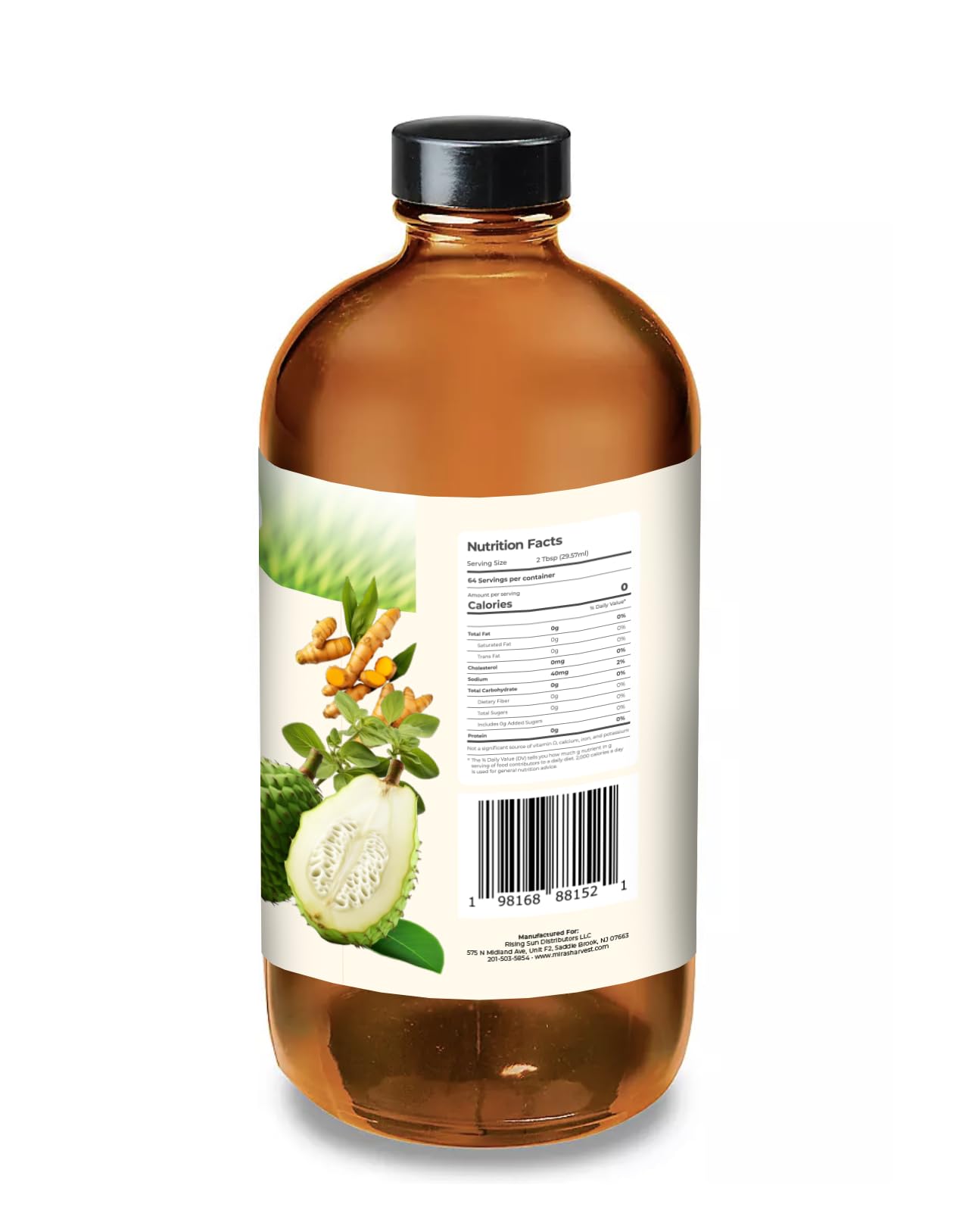 Mira’s Harvest Soursop Bitters Liquid — 16 oz