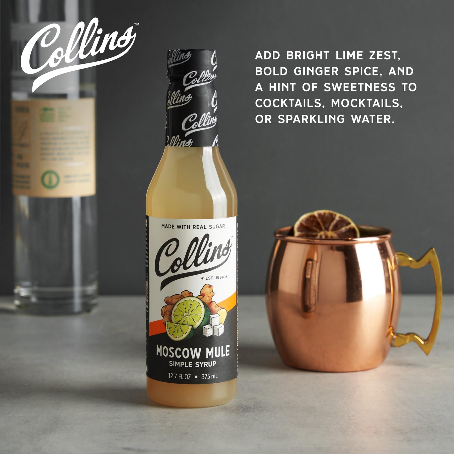 Collins Moscow Mule Syrup — 12.7 oz