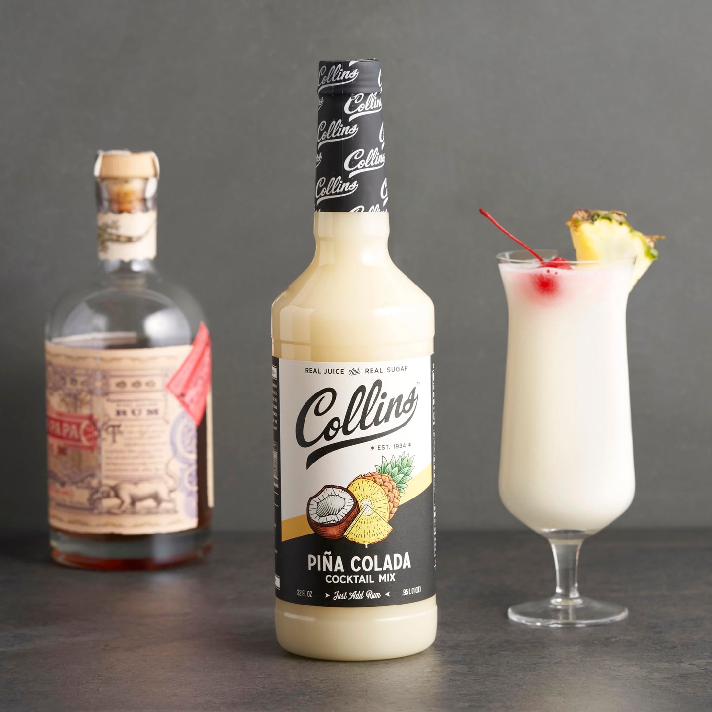 Collins Pina Colada Cocktail Mix — 32 oz