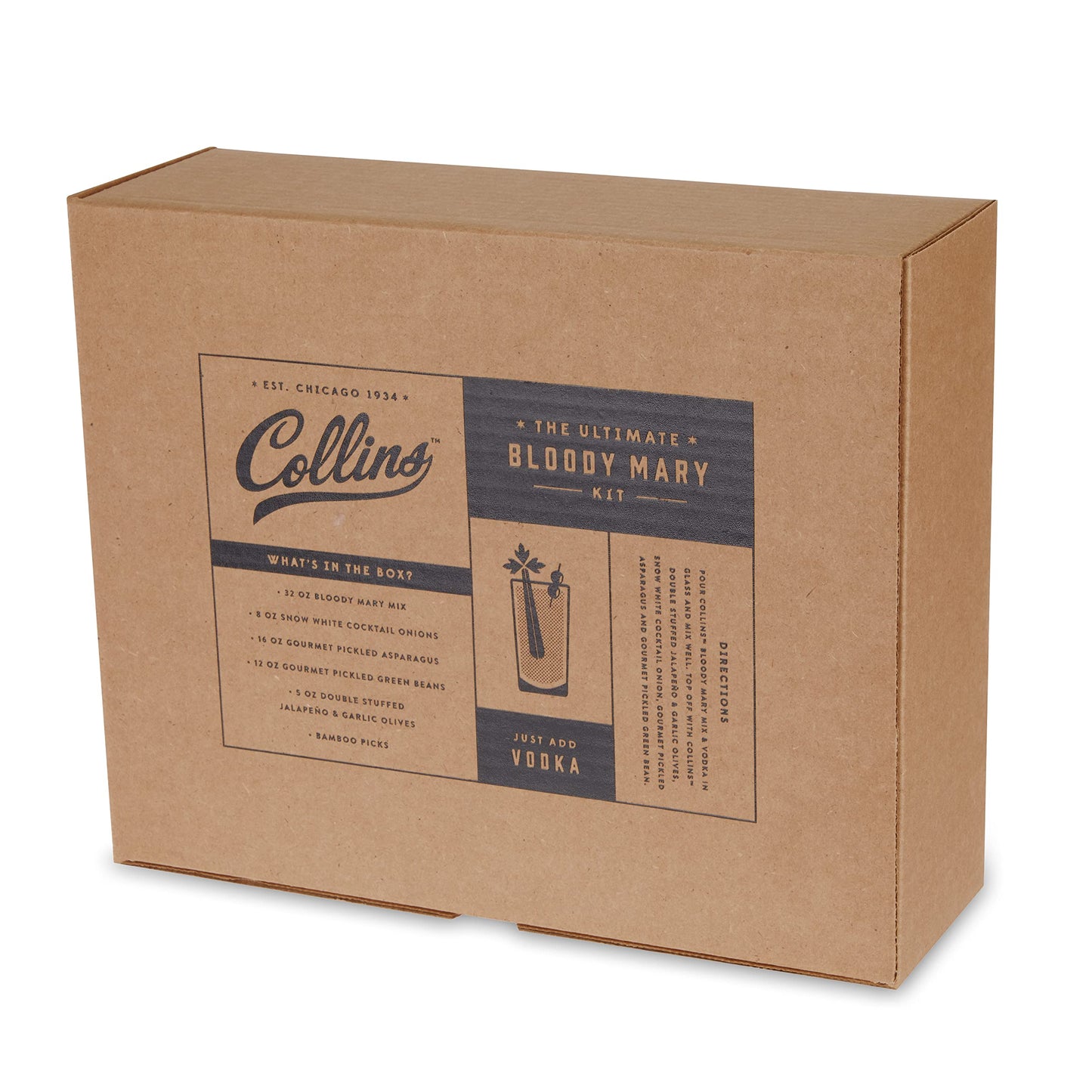 Collins Ultimate Bloody Mary Kit — Complete Cocktail Experience (Set of 6)