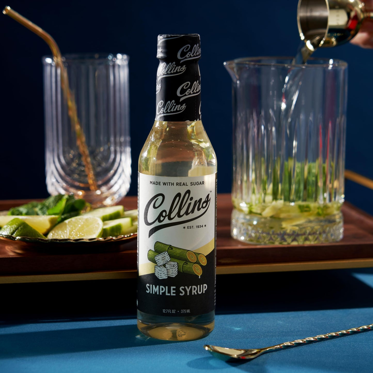 Collins Simple Syrup — 12.7 oz