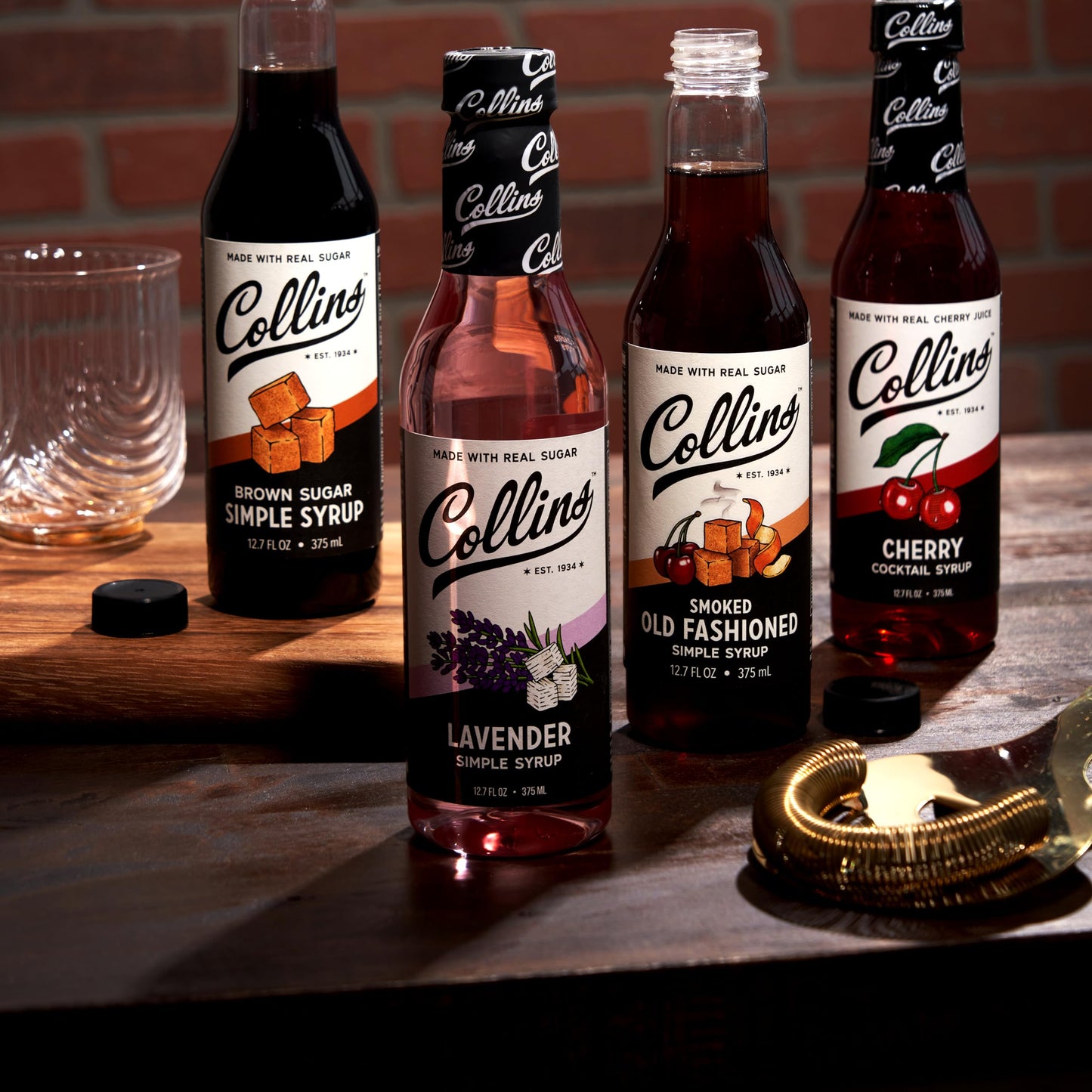 Collins C7 12.7 oz. Cherry Cocktail Syrup by Multicolor