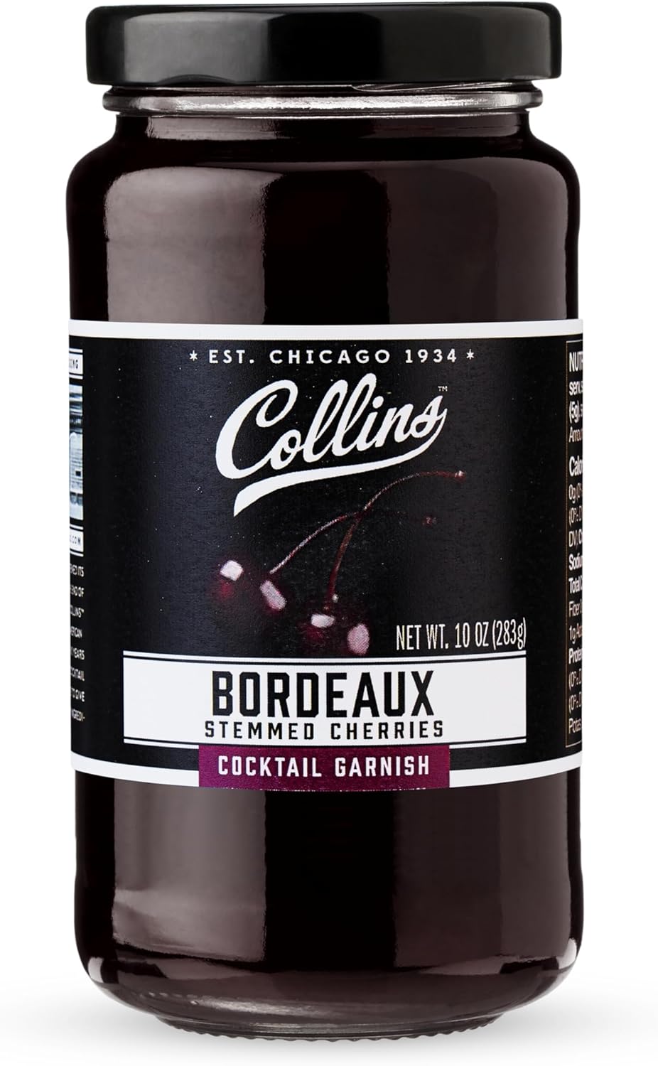 Collins Bordeaux Style Cherries — 10 oz