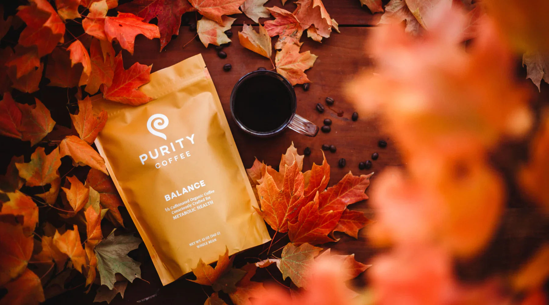Purity Coffee® BALANCE — Smooth Taste, Lower Caffeine