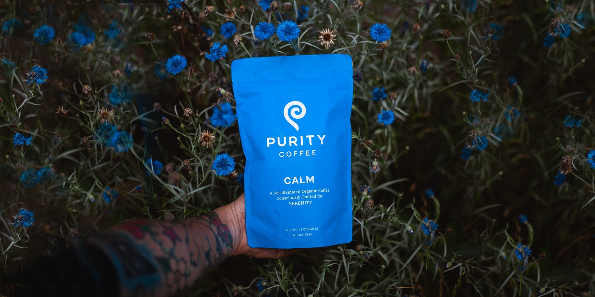 Purity Coffee® CALM — Gentle, Smooth, Comforting