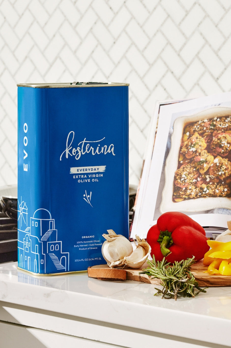 Kosterina Organic Everyday Extra Virgin Olive Oil Tin (3L)