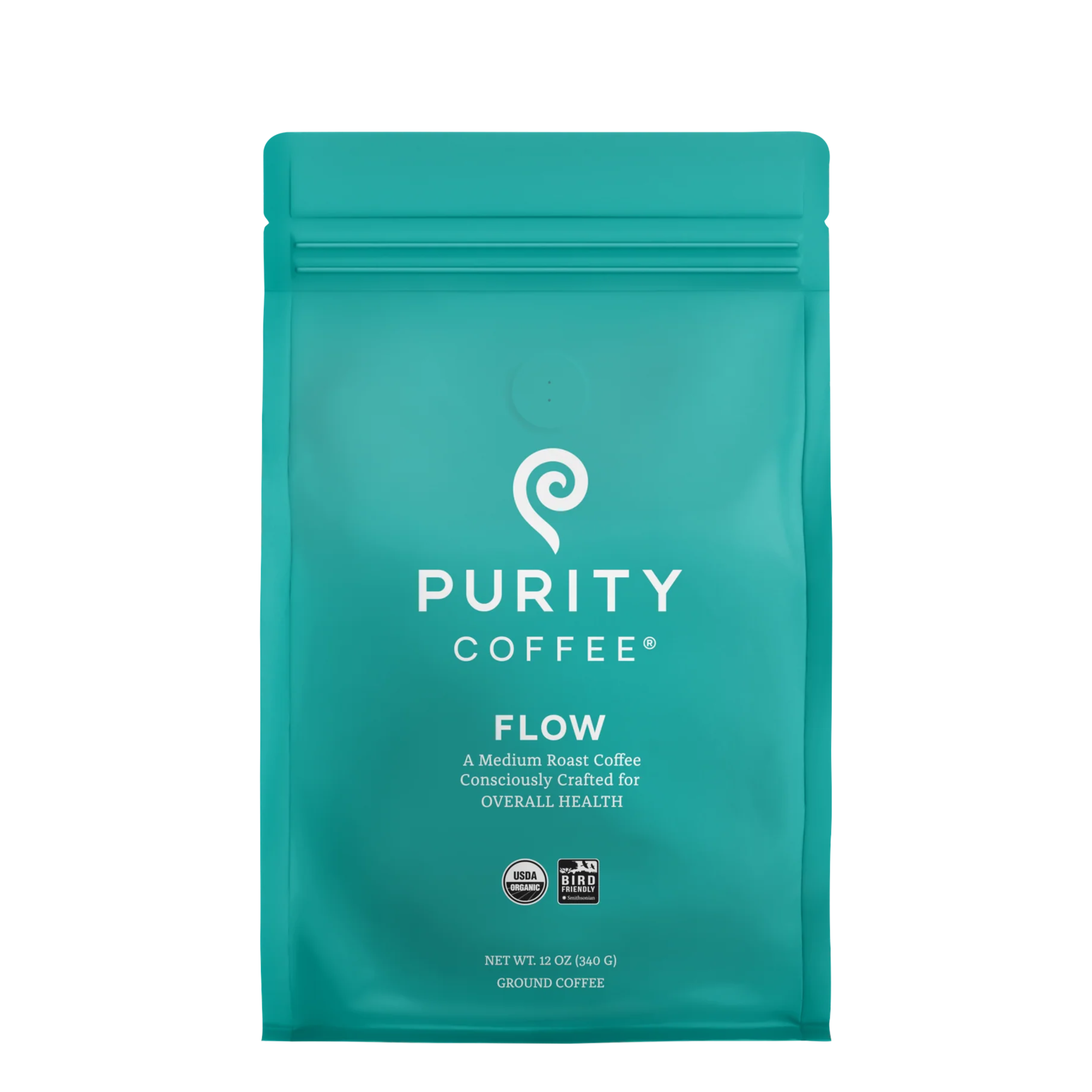 PURITY COFFEE FLOW Original Medium Roast Ground (340g Bag)