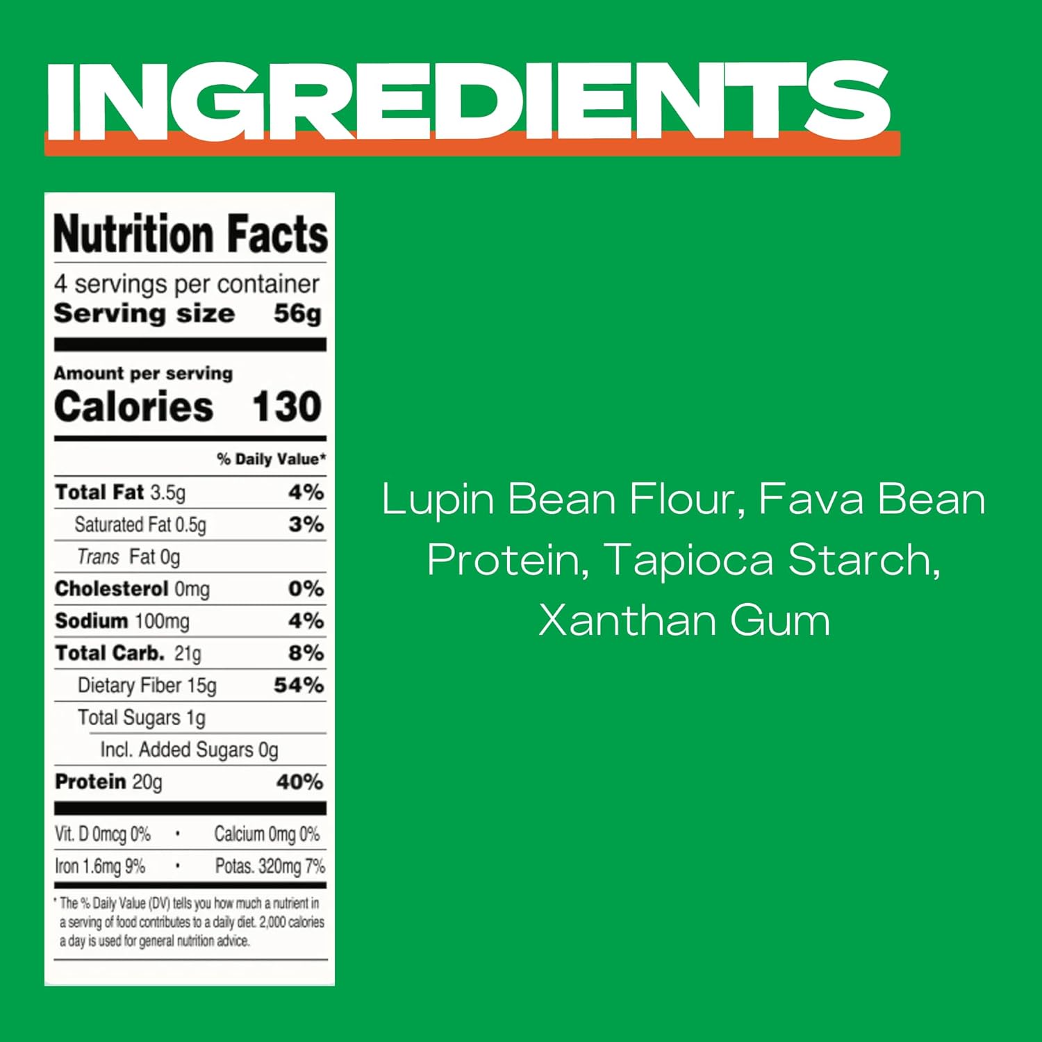 Kaizen Low Carb Pasta Ziti - Gluten-Free, High Protein, Keto Friendly, Plant Based, Made with High Fiber Lupin Flour - 8 ounces (Pack of 3)