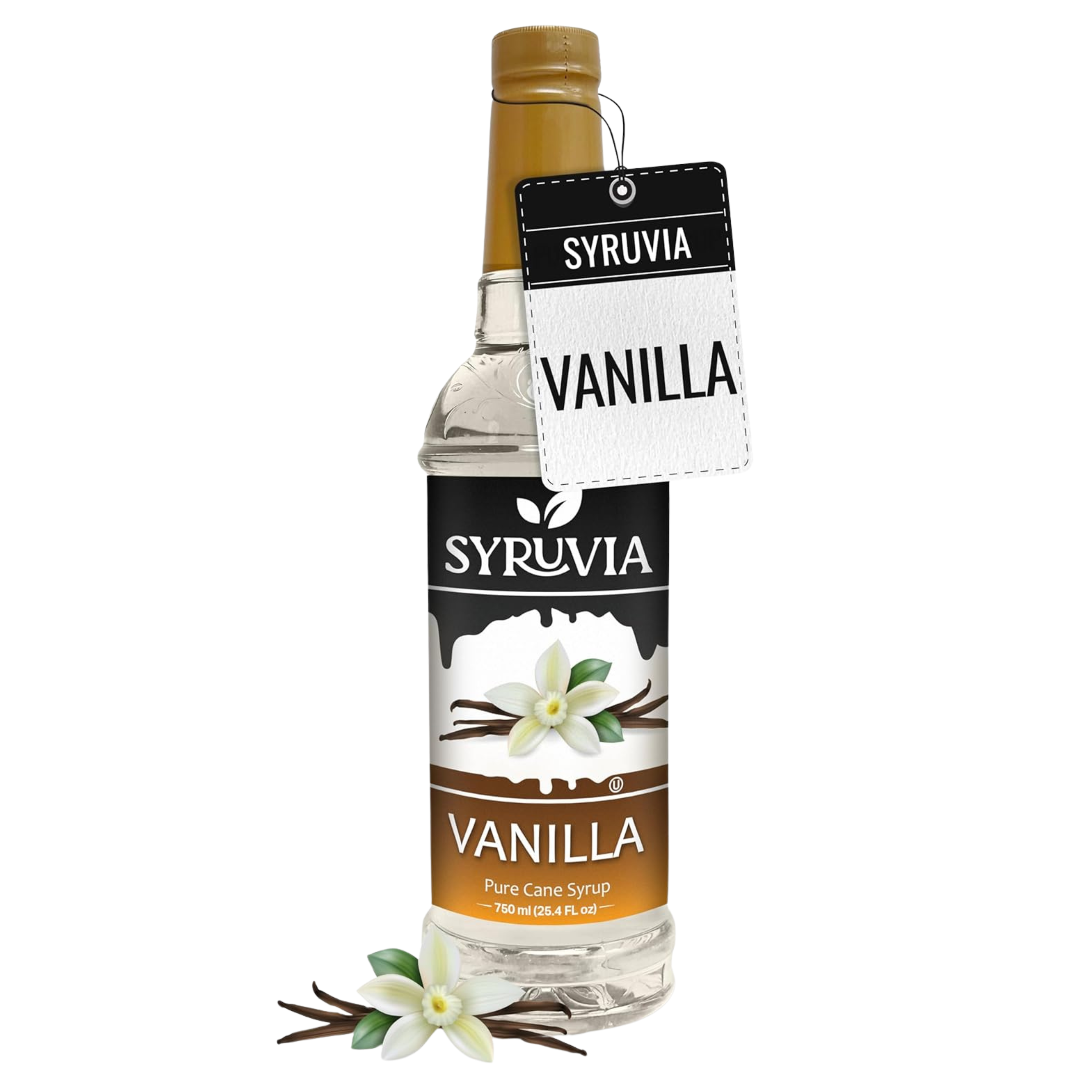 Syruvia Vanilla Coffee Syrup — 25.4 fl oz