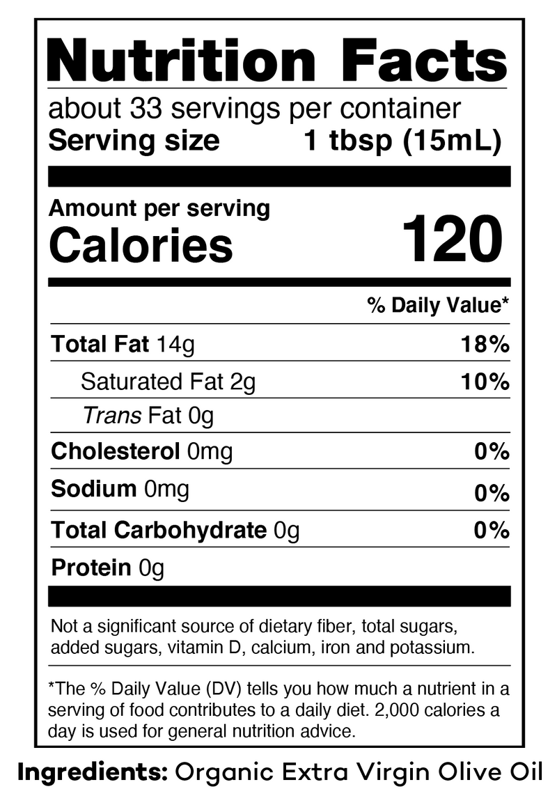 Kosterina Organic Everyday Extra Virgin Olive Oil – 500 ml