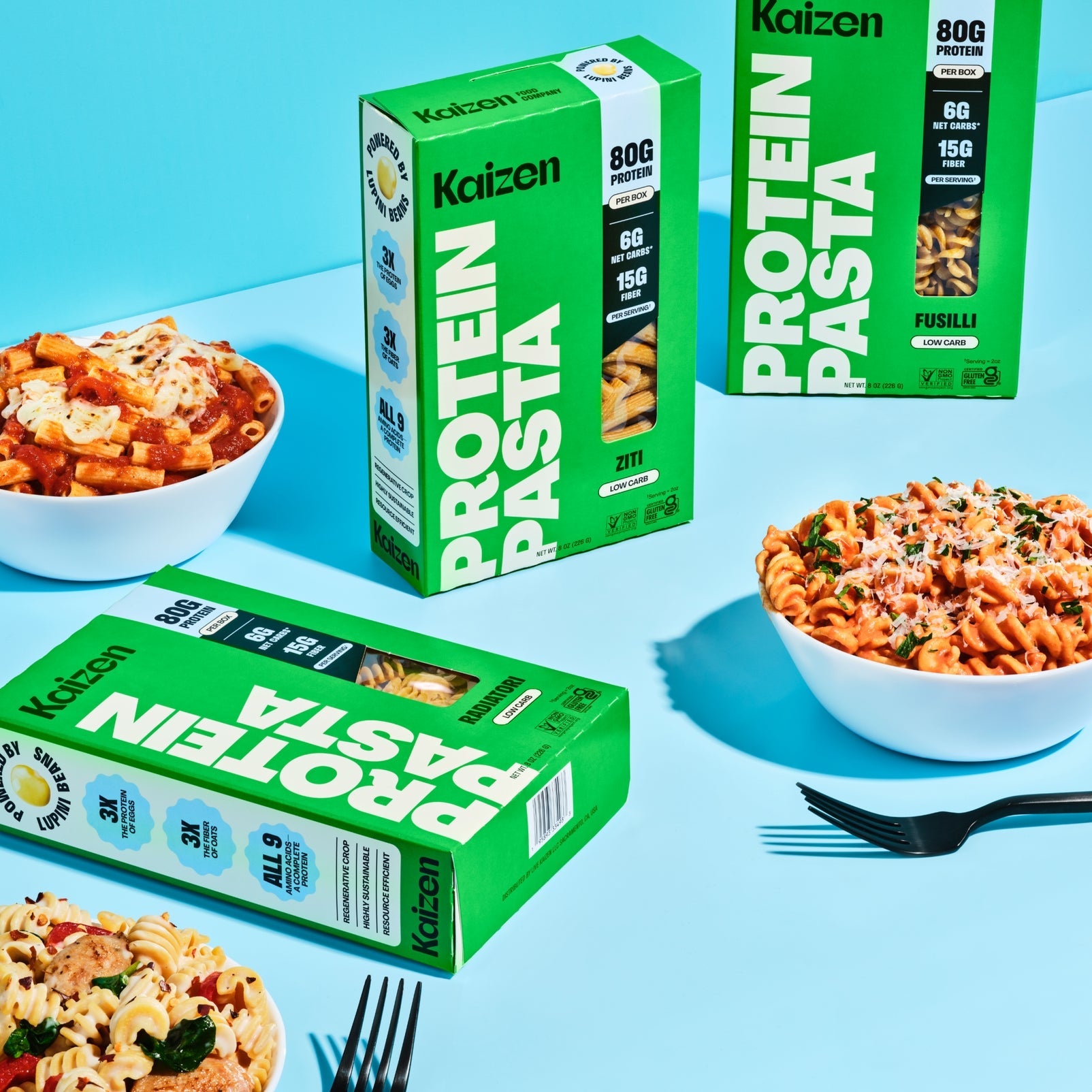 Kaizen – Protein Radiatori Pasta – 8 oz