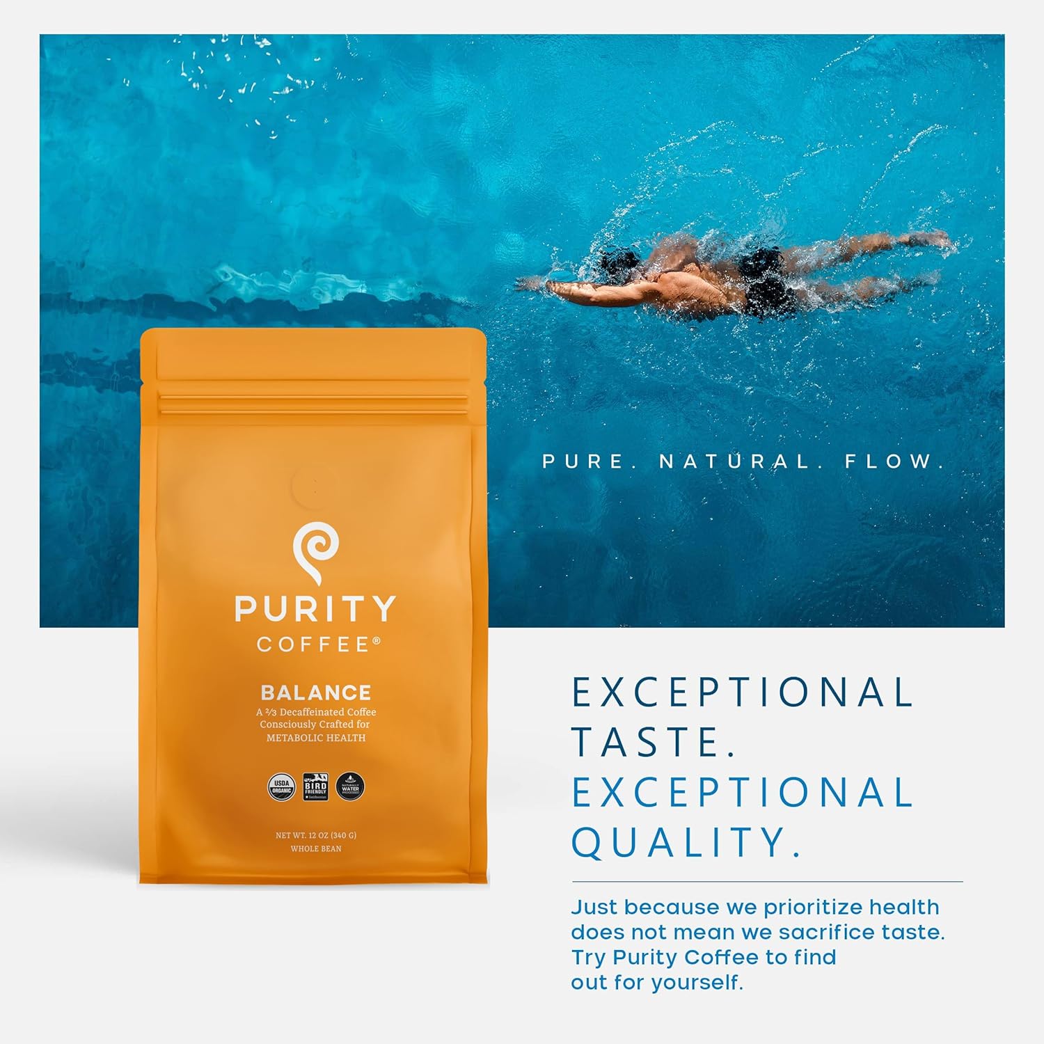 BALANCE: ²/₃ Decaf – Ground Coffee – 340g