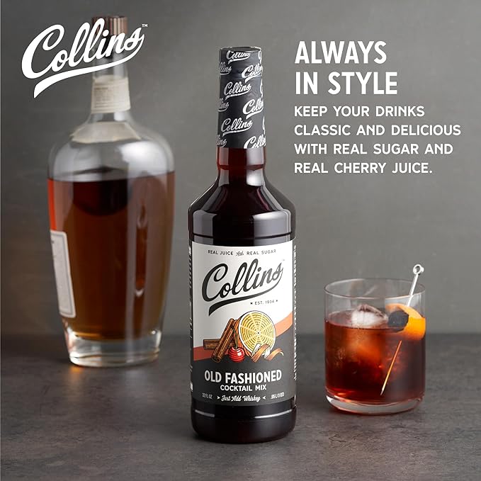 Collins Old Fashioned Cocktail Mix — 32 oz