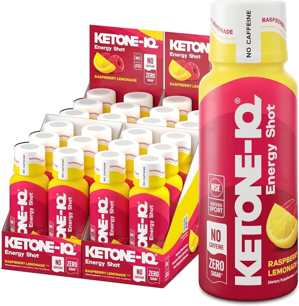 Ketone-IQ Caffeine-Free Shot, Raspberry Lemonade