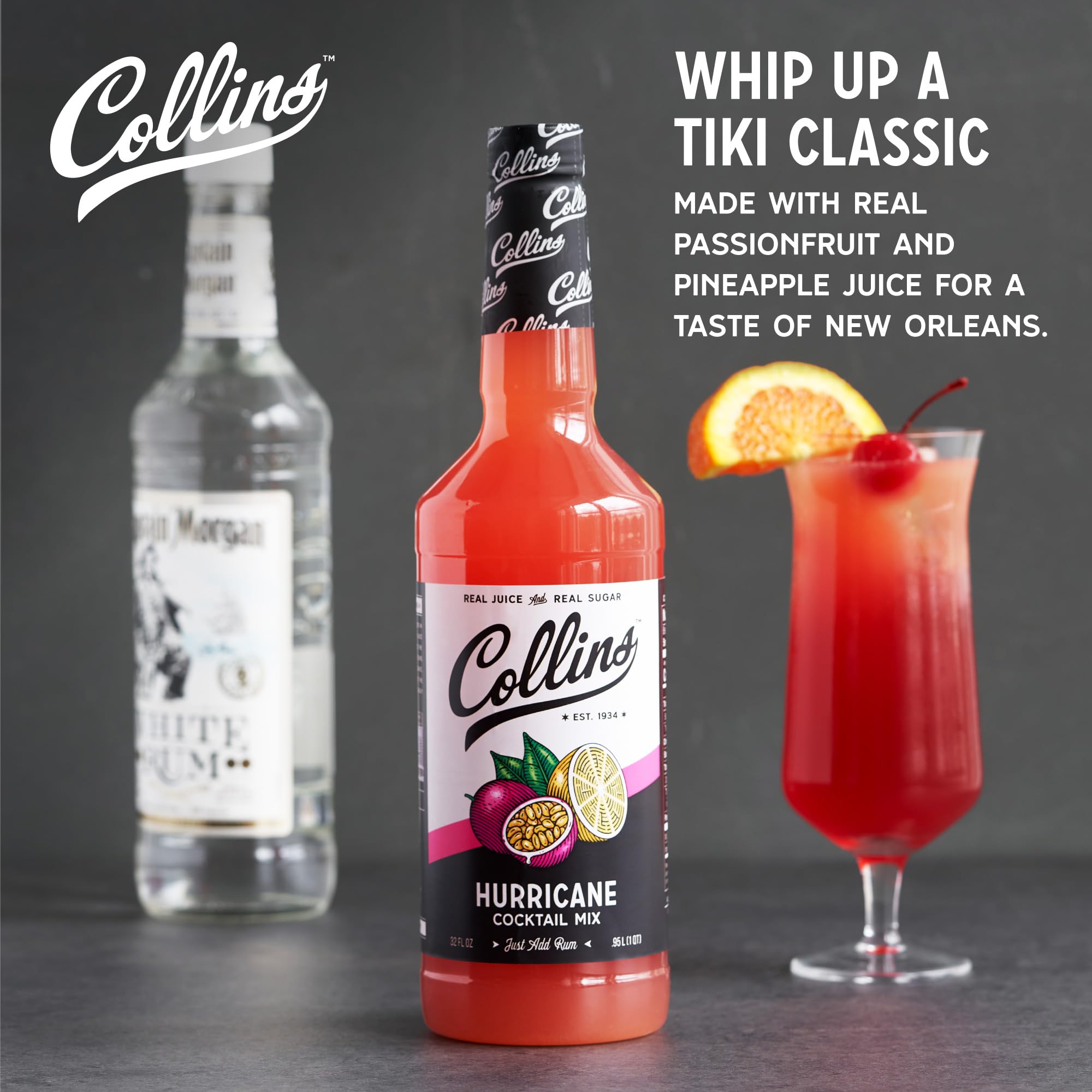 Collins Hurricane Cocktail Mix — 32 oz