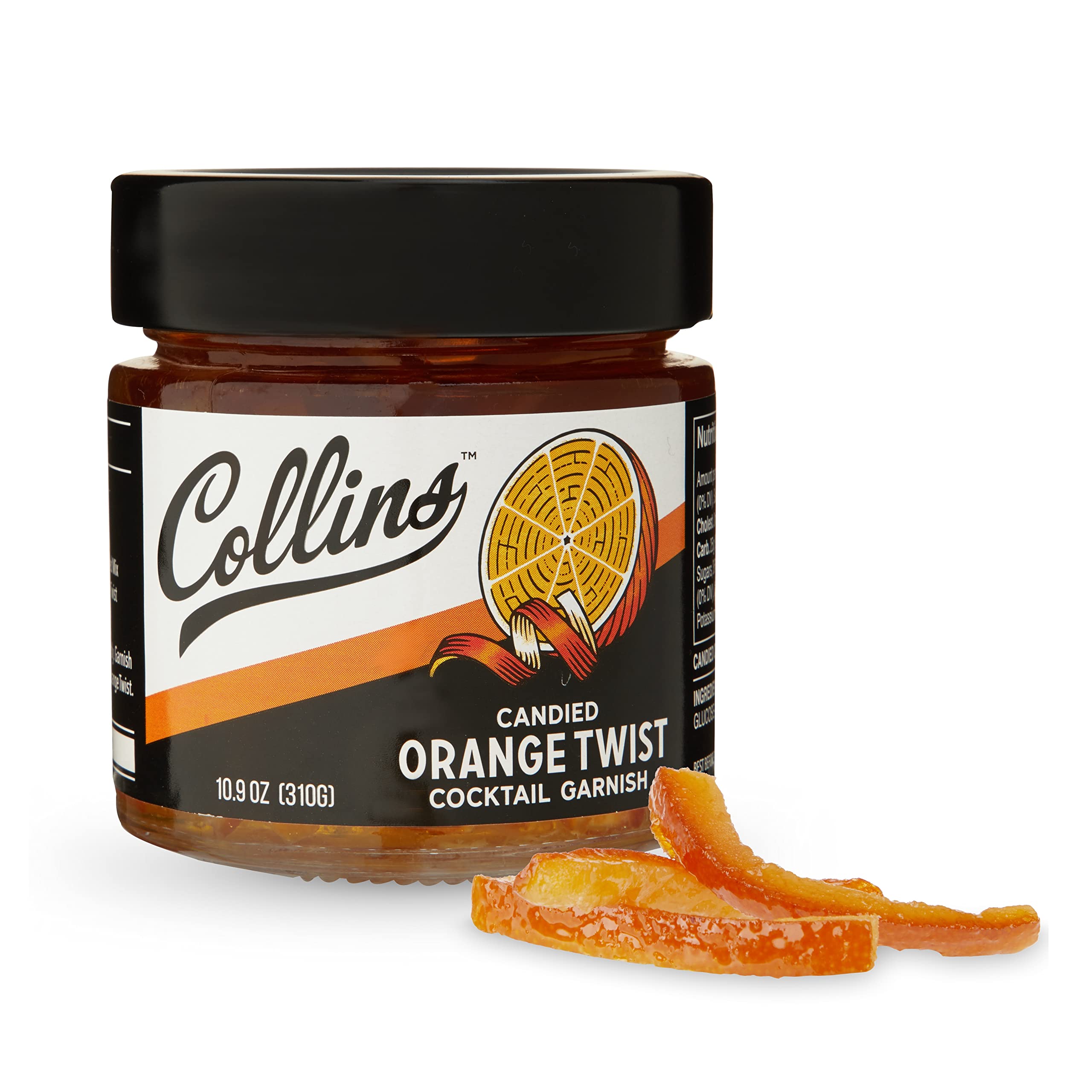 Collins Orange Twist in Syrup 10 oz, (Pack of 1)