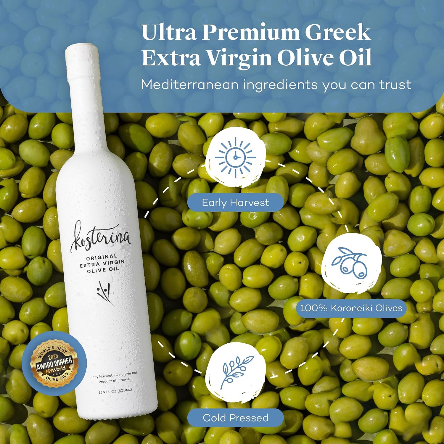 Kosterina Original Extra Virgin Olive Oil – 500 ml