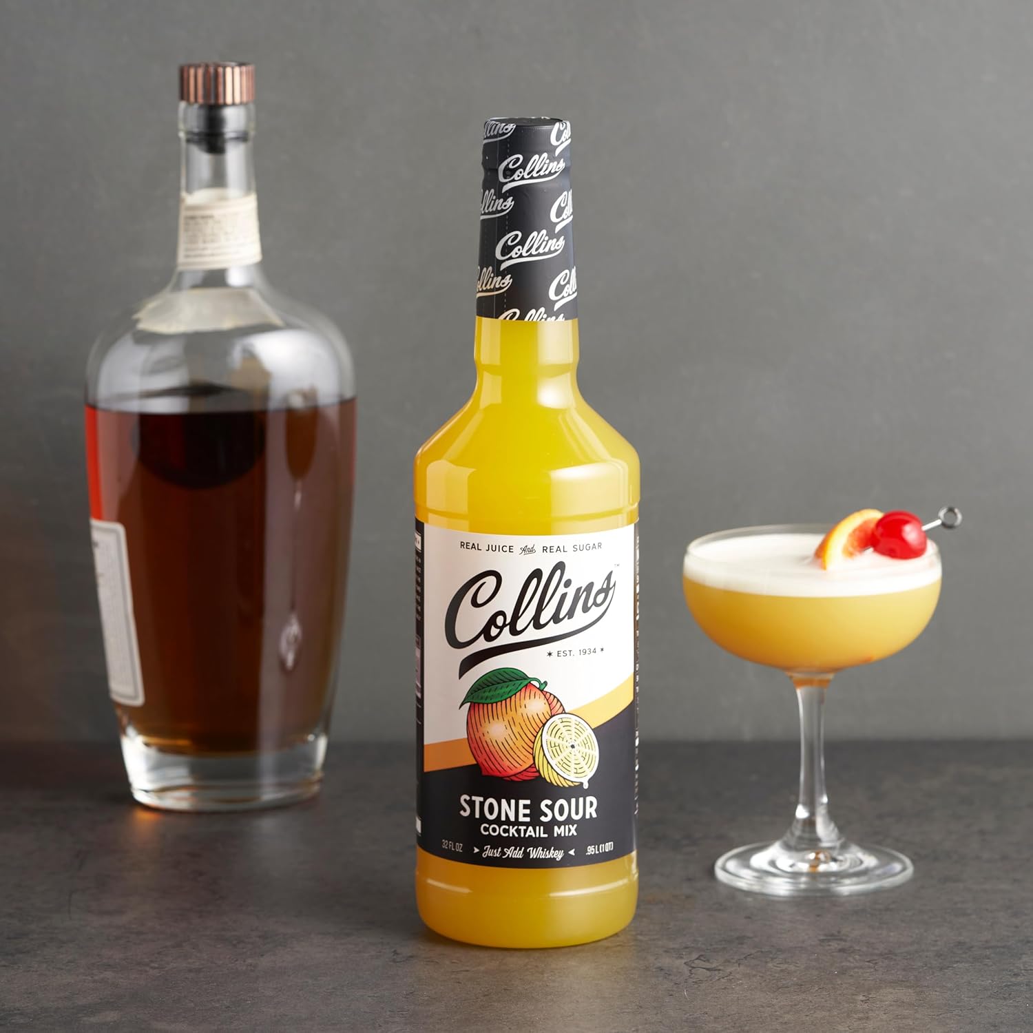Collins Stone Sour Cocktail Mix — 32 oz