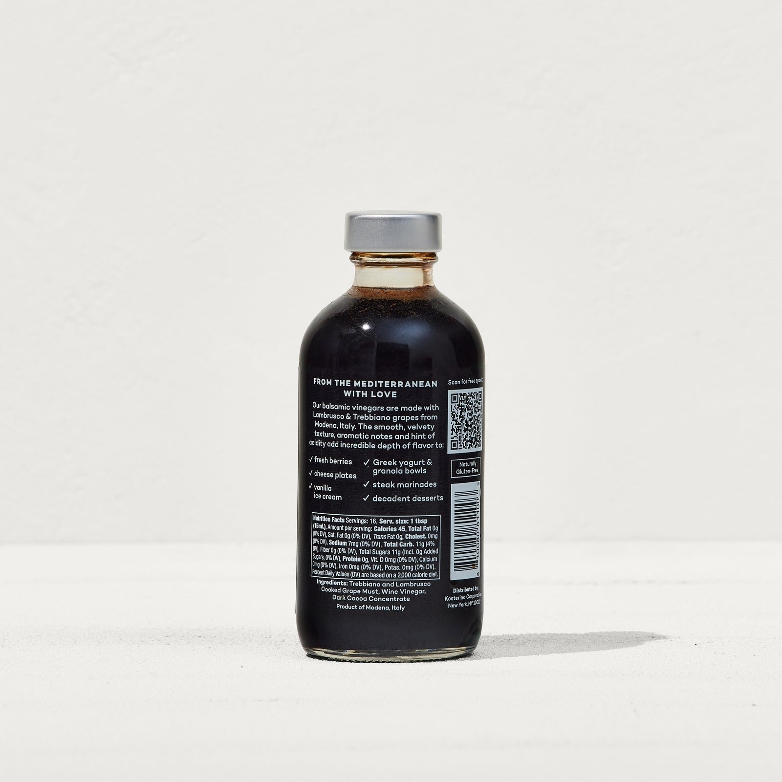 Kosterina Dark Chocolate Balsamic Vinegar 8 oz