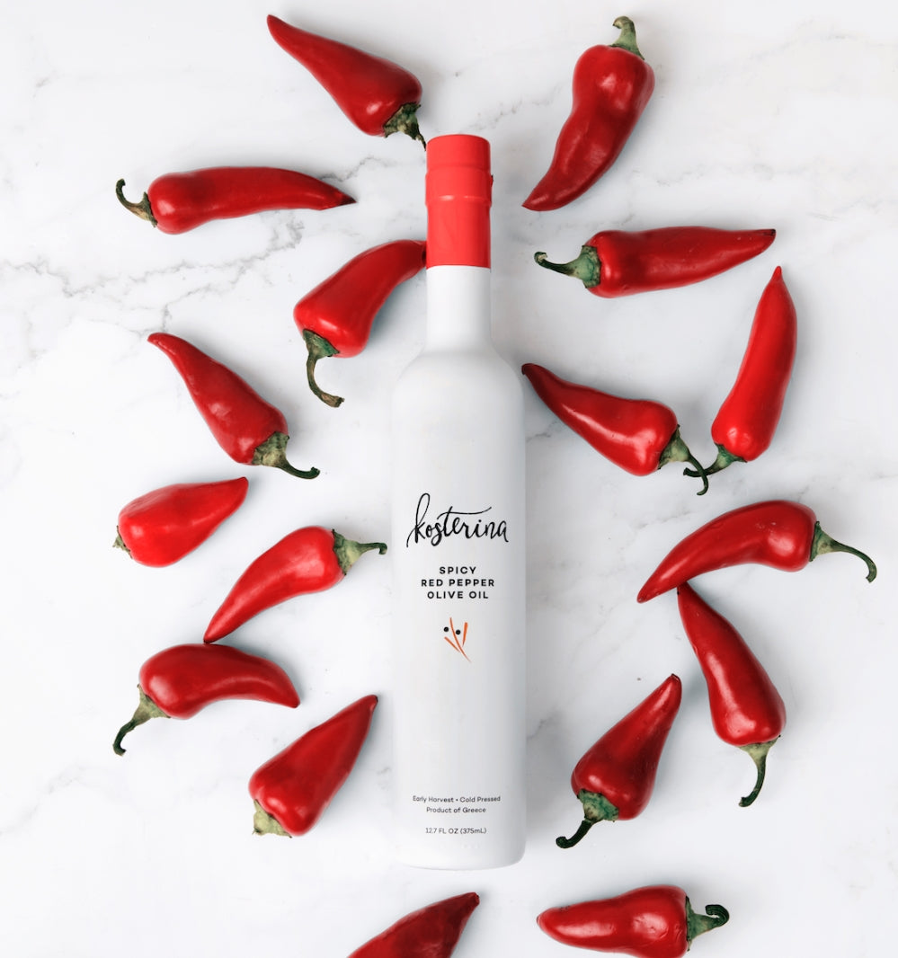 Kosterina Spicy Red Pepper Olive Oil – 375 ml