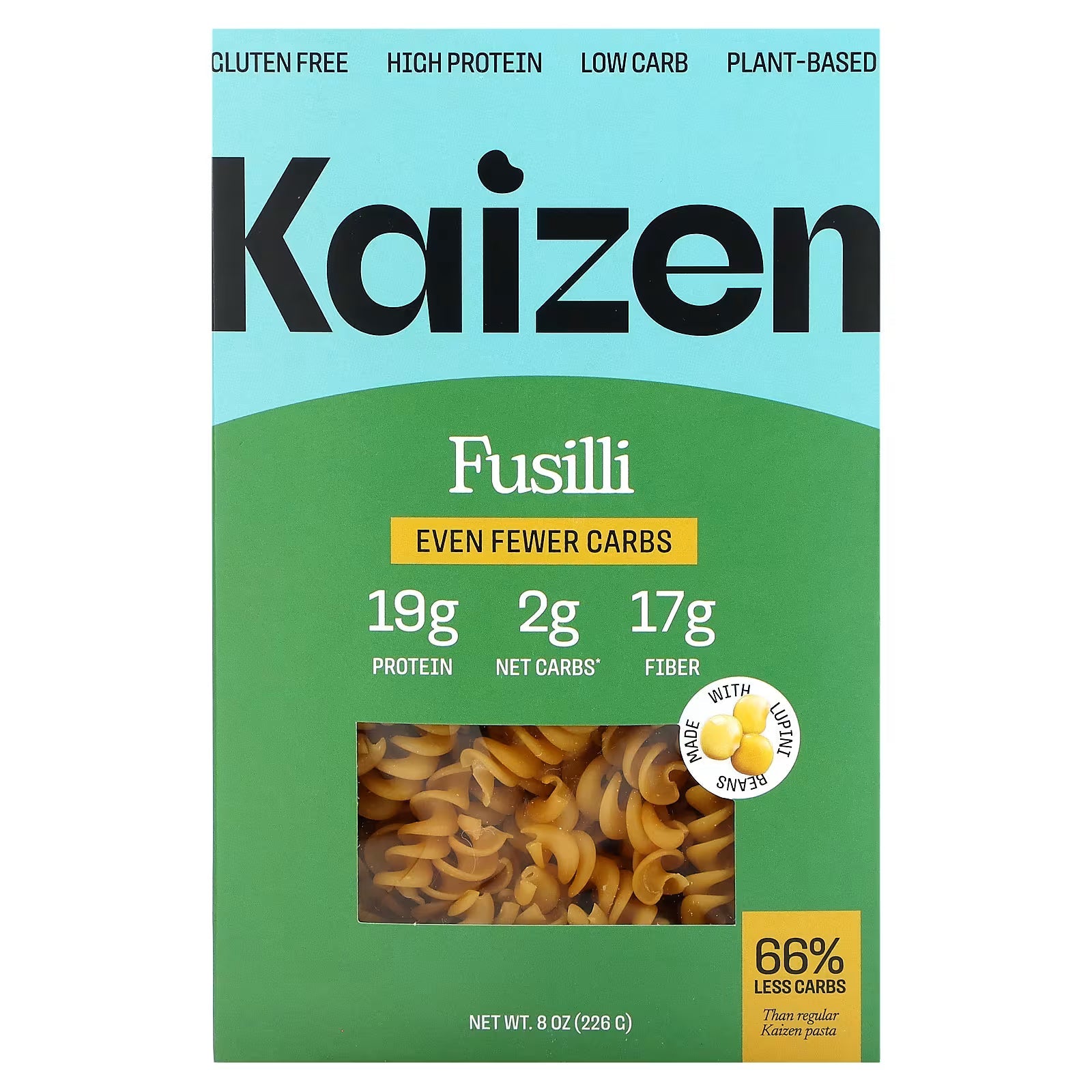 Kaizen High Protein Even Lower Low Carb Fusilli Pasta