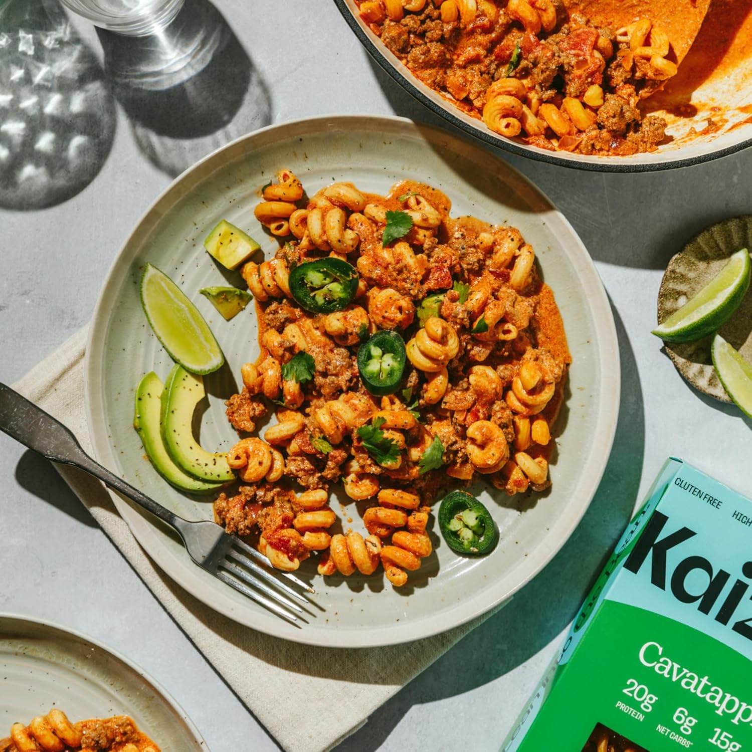 Kaizen Low Carb Cavatappi Lupini Pasta - Keto Pasta, High Protein, Plant Based, Made with High Fiber Lupin Flour - 8 ounces (Pack of 3)