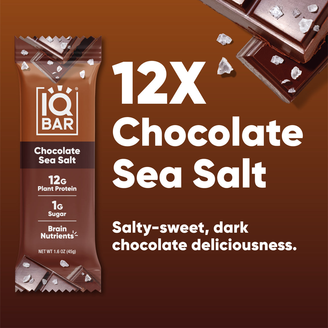 IQBAR Chocolate Sea Salt