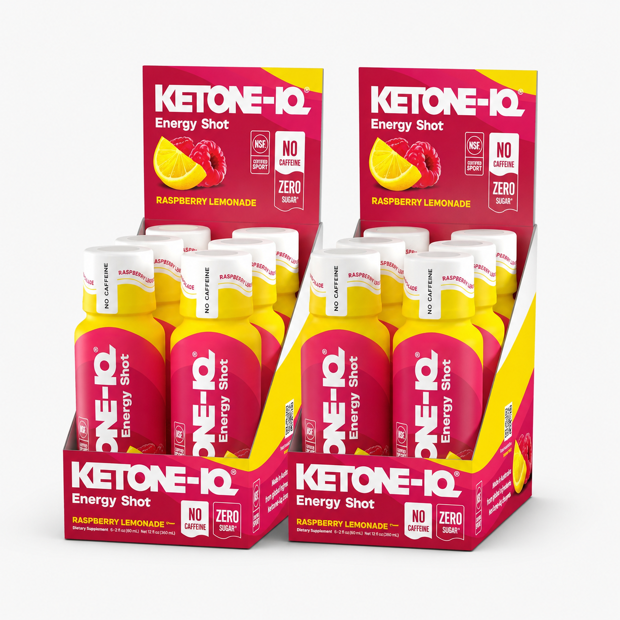 Ketone-IQ Caffeine-Free Shot, Raspberry Lemonade