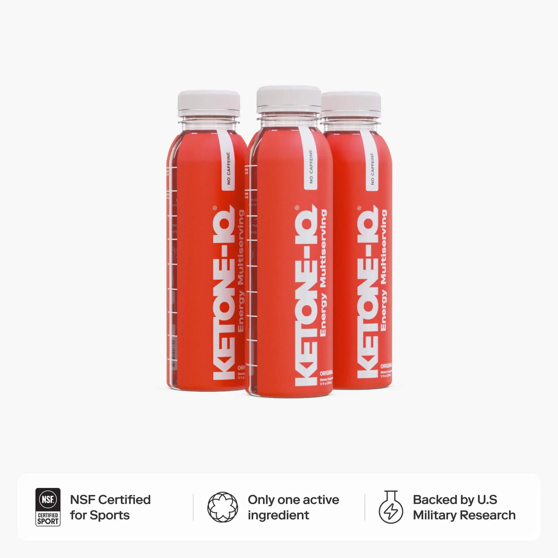 Ketone-IQ No Caffeine Multiserving 3-Pack