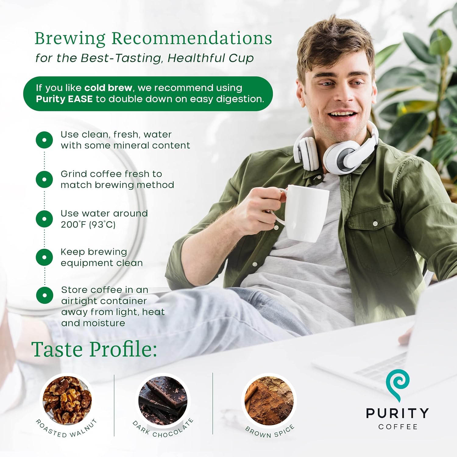 EASE: Dark Roast –  Whole Bean Coffee – 2268g
