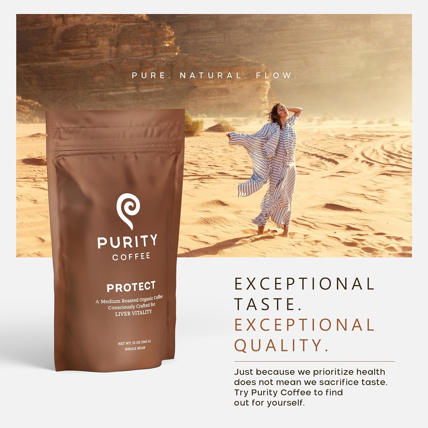 PROTECT: Light-Medium Roast – Whole Bean Coffee – 340g