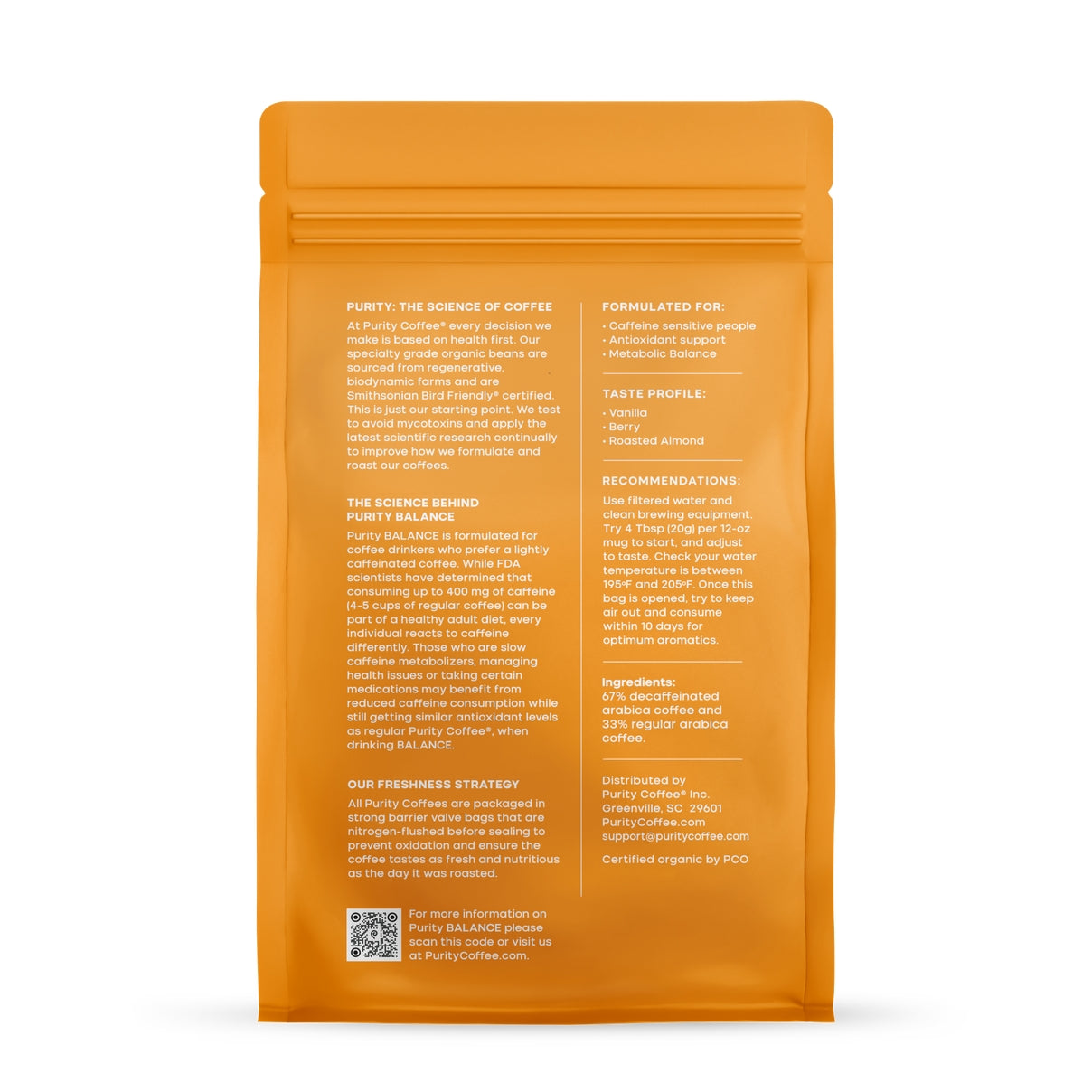 BALANCE: ²/₃ Decaf – Whole Bean Coffee – 2268g