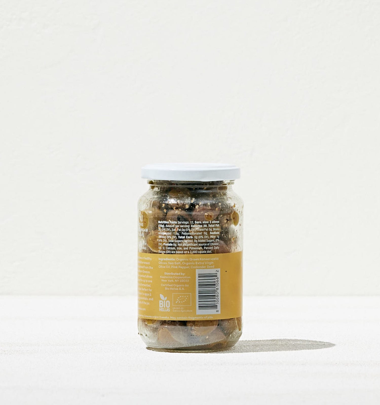 Kosterina Coriander & Pink Pepper Green Olives