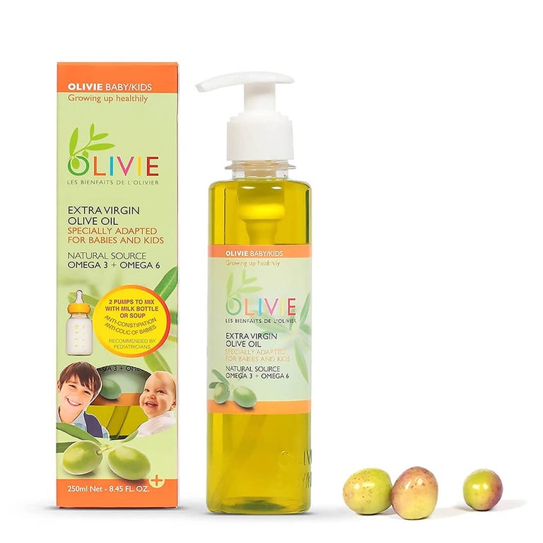 Atlas Olive Oils OLIVIE Baby/Kids Organic Extra Virgin Olive Oil – 250 mL