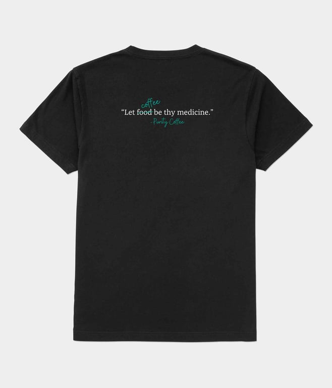 Purity Coffee 'Let Coffee Be Thy Medicine' T-Shirt
